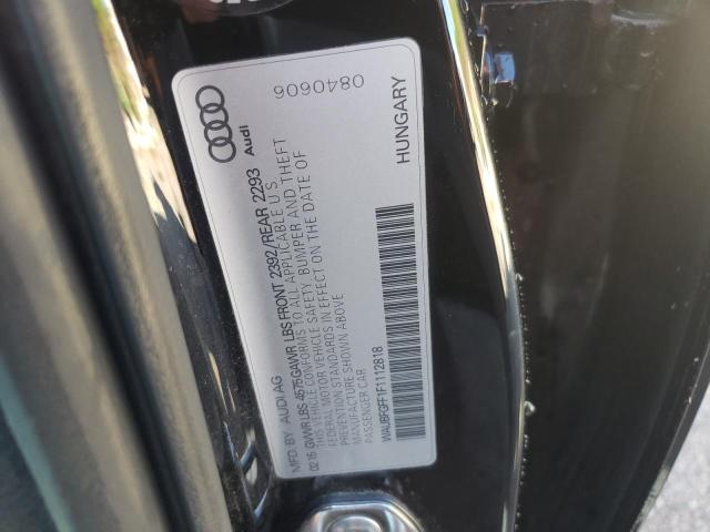 Photo 10 from auction – 2015 AUDI S3 PREMIUM with VIN WAUBFGFF1F1112818