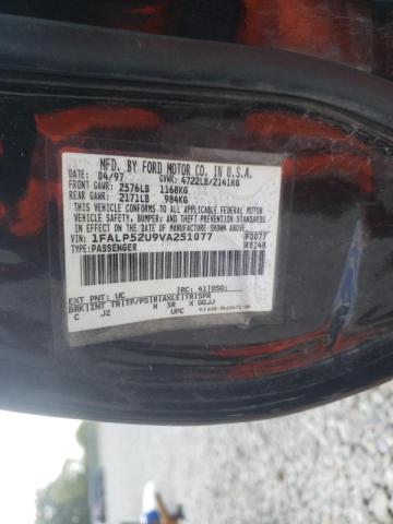 Photo 10 from auction – 1997 FORD TAURUS GL with VIN 1FALP52U9VA251077