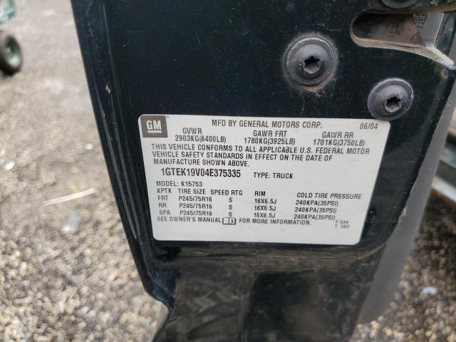Photo 10 from auction – 2004 GMC NEW SIERRA with VIN 1GTEK19V04E375335