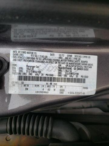 Photo 10 from auction – 2013 FORD FOCUS SE with VIN 1FADP3F21DL183149