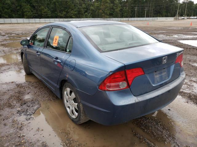 Photo 3 from auction – 2007 HONDA CIVIC LX with VIN 2HGFA16567H502891