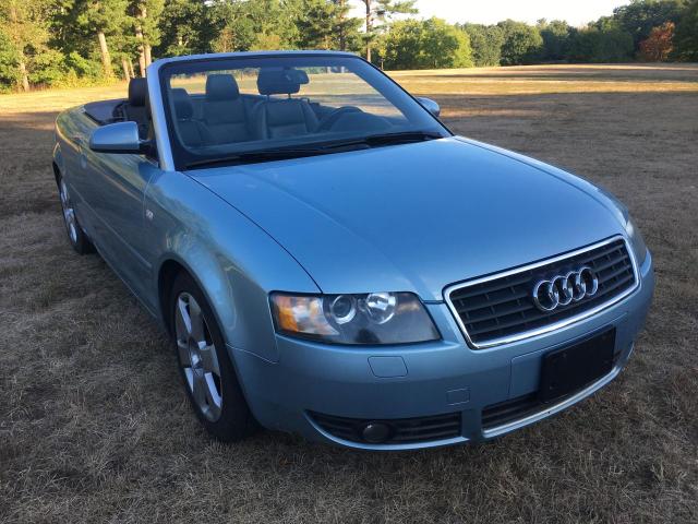 AUDI A4 3.0 CAB 2003 with VIN WAUAT48H53K008257 - Photo from auction