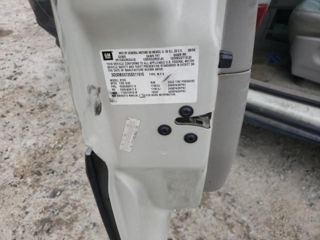 Photo 10 from auction – 2005 BUICK RENDEZVOUS with VIN 3G5DB03725S511916