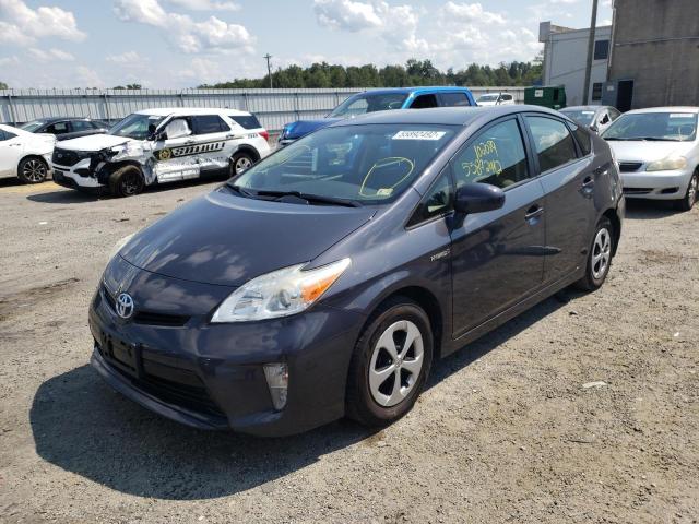Photo 2 from auction – 2013 TOYOTA PRIUS with VIN JTDKN3DU2D1727522