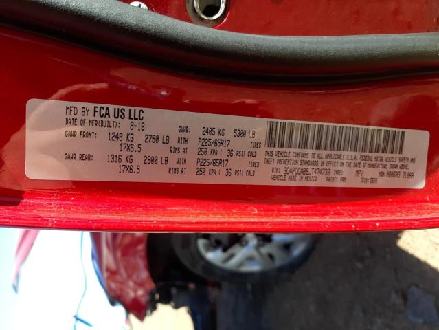 Photo 10 from auction – 2018 DODGE JOURNEY SE with VIN 3C4PDCAB9JT474733