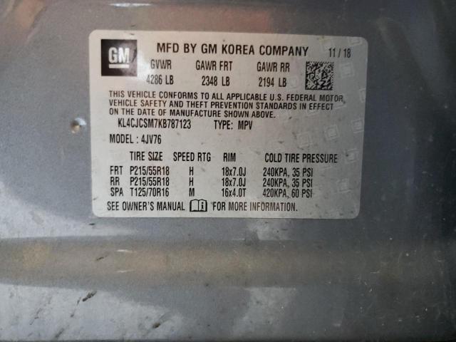 Photo 10 from auction – 2019 BUICK ENCORE ESS with VIN KL4CJCSM7KB787123