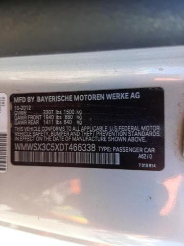 Photo 10 from auction – 2013 MINI COOPER COU with VIN WMWSX3C5XDT466338