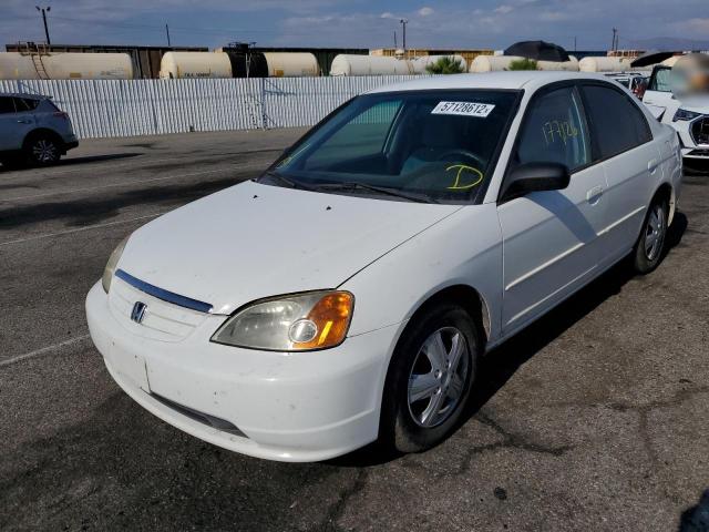 Photo 2 from auction – 2002 HONDA CIVIC LX with VIN JHMES16562S001006