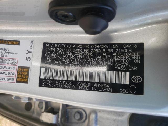 Photo 10 from auction – 2016 TOYOTA PRIUS with VIN JTDKBRFU6G3013782