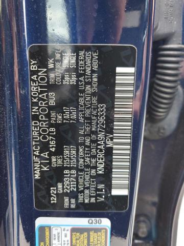 Photo 10 from auction – 2022 KIA SELTOS EX with VIN KNDERCAA9N7296333