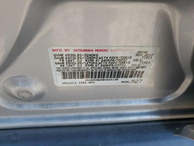Photo 10 from auction – 2011 MITSUBISHI OUTLANDER with VIN JA4AS3AW3BU024138