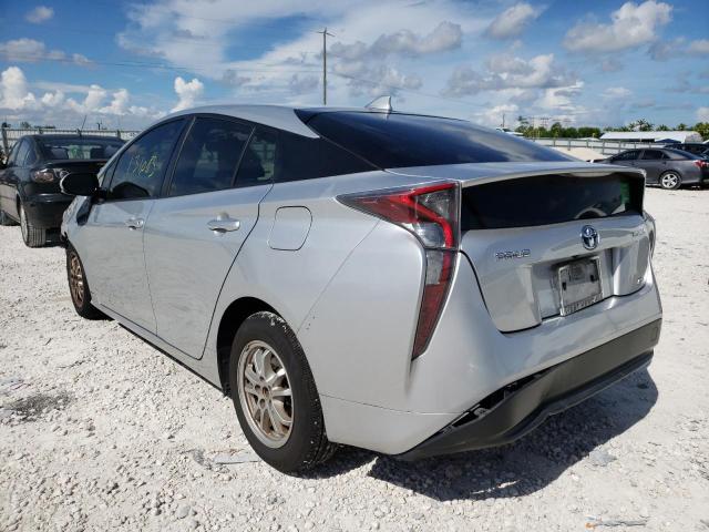 Photo 3 from auction – 2016 TOYOTA PRIUS with VIN JTDKARFU7G3015933