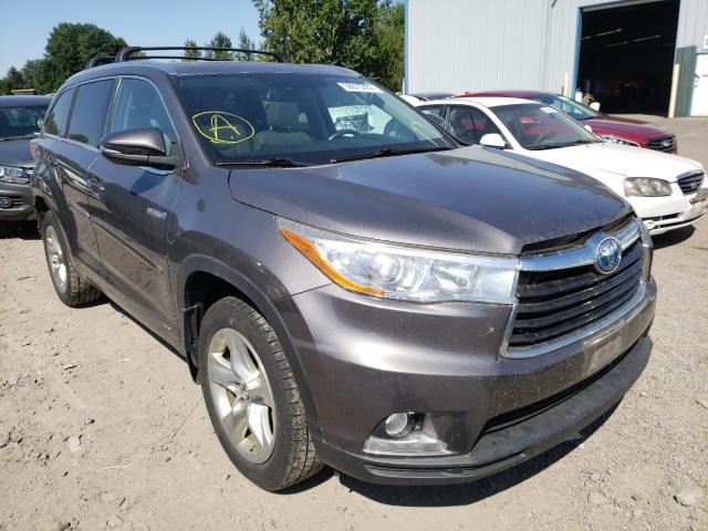 TOYOTA HIGHLANDER 2016 with VIN 5TDDCRFHXGS020175 - Photo from auction