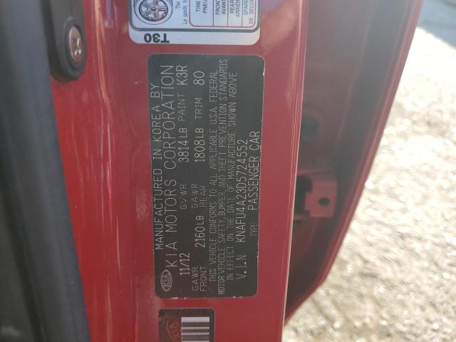Photo 10 from auction – 2013 KIA FORTE EX with VIN KNAFU4A23D5724552