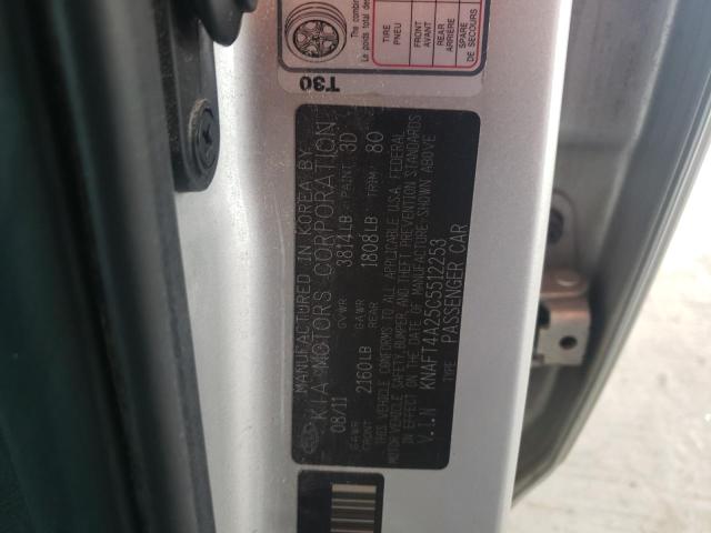 Photo 10 from auction – 2012 KIA FORTE LX with VIN KNAFT4A25C5512253