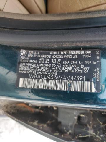 Photo 10 from auction – 1997 BMW 328 I AUTO with VIN WBACD4326VAV47391