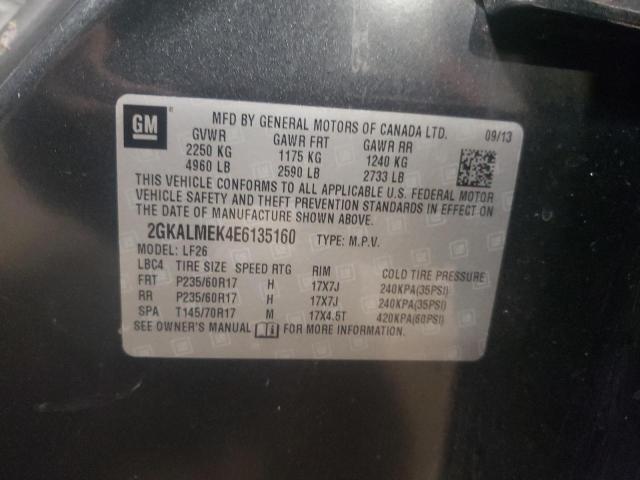 Photo 10 from auction – 2014 GMC TERRAIN SL with VIN 2GKALMEK4E6135160