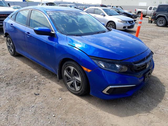 HONDA CIVIC LX 2019 with VIN 19XFC2F62KE016767 - Photo from auction