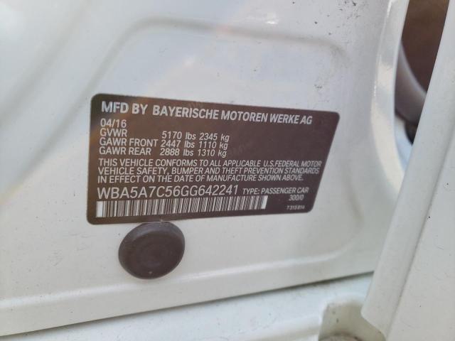 Фото 10 с аукциона – 2016 BMW 528 XI с VIN WBA5A7C56GG642241