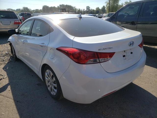 Photo 3 from auction – 2012 HYUNDAI ELANTRA GL with VIN 5NPDH4AE2CH123401