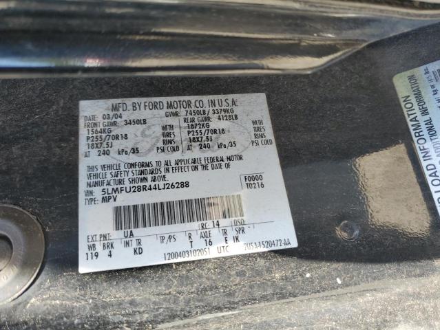 Photo 10 from auction – 2004 LINCOLN NAVIGATOR with VIN 5LMFU28R44LJ26288