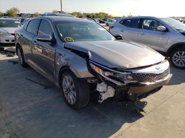 KIA OPTIMA EX 2016 with VIN 5XXGU4L36GG052032 - Photo from auction