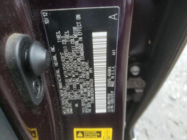 Photo 10 from auction – 2013 TOYOTA HIGHLANDER with VIN 5TDBK3EH2DS184539