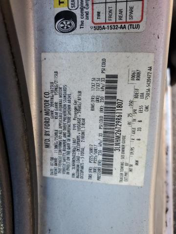 Photo 10 from auction – 2009 LINCOLN MKZ with VIN 3LNHM26T29R611807