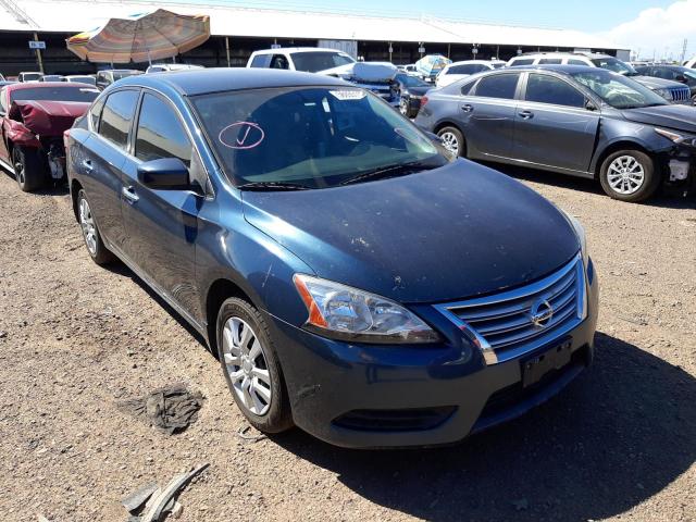 NISSAN SENTRA S 2013 with VIN 1N4AB7AP6DN904419 - Photo from auction