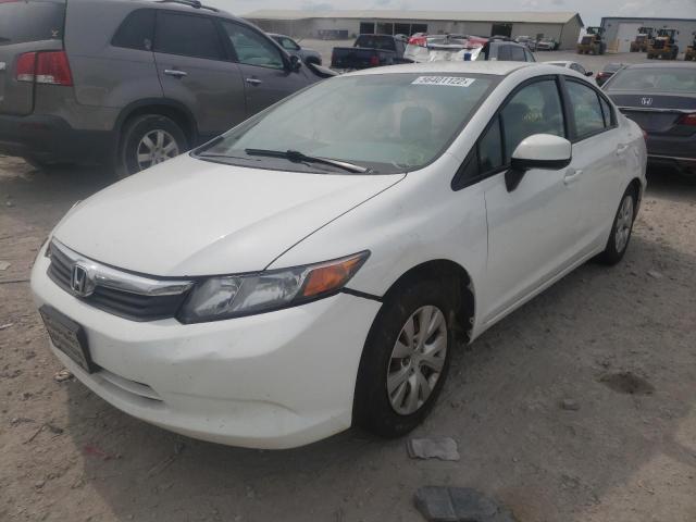 Photo 2 from auction – 2012 HONDA CIVIC LX with VIN 2HGFB2F55CH589373