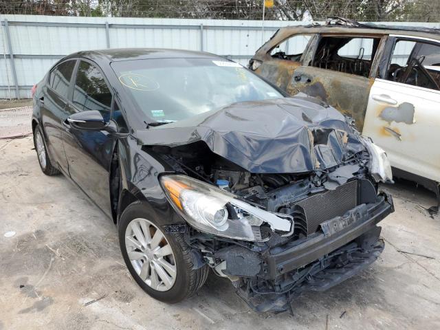 KIA FORTE LX 2014 with VIN KNAFX4A68E5206237 - Photo from auction
