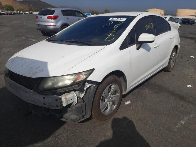 Photo 2 from auction – 2014 HONDA CIVIC LX with VIN 19XFB2E54EE082432