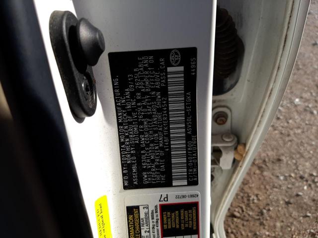 Photo 10 from auction – 2014 TOYOTA CAMRY L with VIN 4T4BF1FK1ER344542