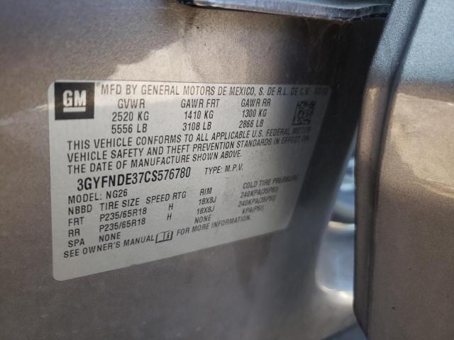 Photo 10 from auction – 2012 CADILLAC SRX LUXURY with VIN 3GYFNDE37CS576780