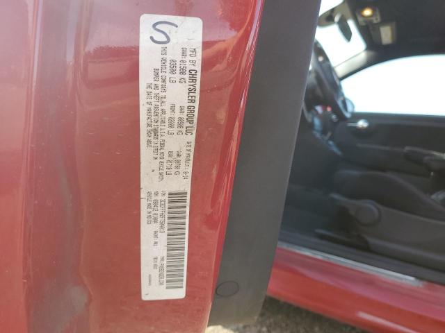 Photo 10 from auction – 2015 FIAT 500 ABARTH with VIN 3C3CFFFH2FT504013