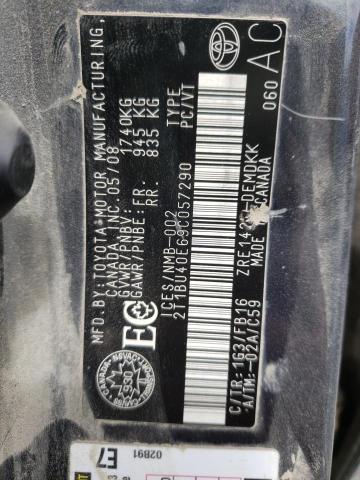 Photo 10 from auction – 2009 TOYOTA COROLLA BA with VIN 2T1BU40E69C057290