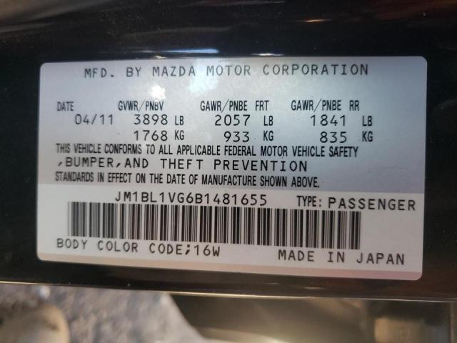 Foto 10 de la subasta – 2011 MAZDA 3 I con VIN JM1BL1VG6B1481655
