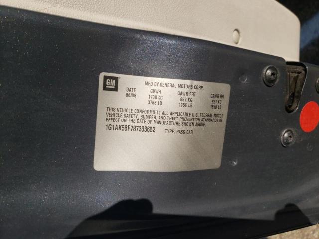 Photo 10 from auction – 2008 CHEVROLET COBALT LS with VIN 1G1AK58F787333652