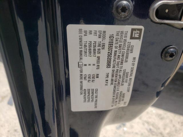 Photo 10 from auction – 2005 CADILLAC SRX with VIN 1GYEE637250208983