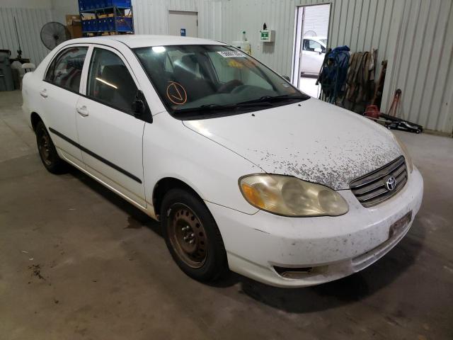 TOYOTA COROLLA CE 2003 with VIN 1NXBR32E63Z042089 - Photo from auction