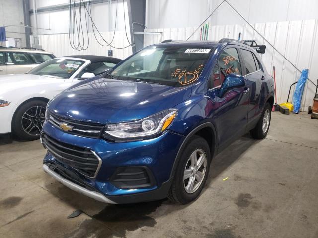 Photo 2 from auction – 2020 CHEVROLET TRAX 1LT with VIN 3GNCJPSB1LL285372