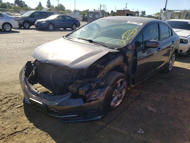 Photo 2 from auction – 2015 HONDA CIVIC LX with VIN 2HGFB2F59FH518777