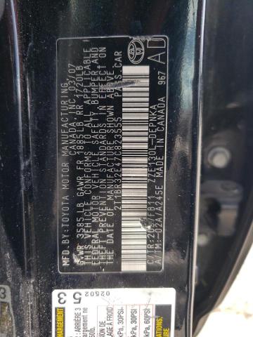 Photo 10 from auction – 2007 TOYOTA COROLLA CE with VIN 2T1BR32E47C823555