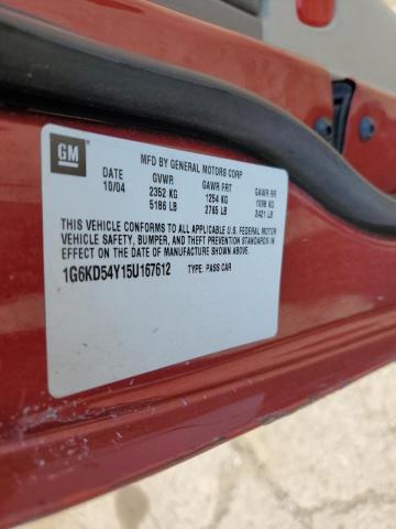 Photo 10 from auction – 2005 CADILLAC DEVILLE with VIN 1G6KD54Y15U167612
