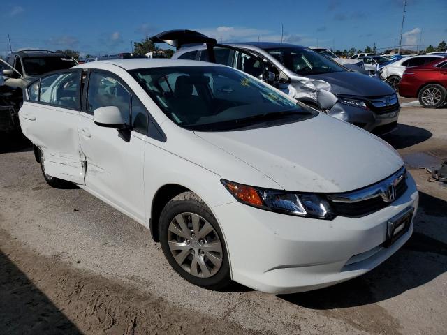 HONDA CIVIC LX 2012 with VIN 19XFB2F56CE007369 - Photo from auction