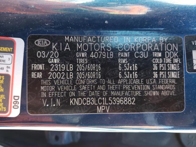 Photo 10 from auction – 2020 KIA NIRO LX with VIN KNDCB3LC1L5396882