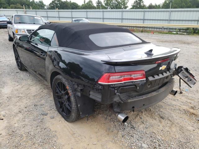 Photo 3 from auction – 2015 CHEVROLET CAMARO 2SS with VIN 2G1FK3DJ5F9239978
