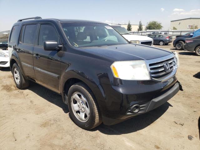 HONDA PILOT LX 2015 with VIN 5FNYF3H28FB020662 - Photo from auction