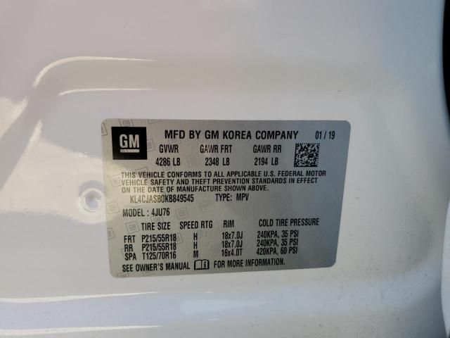 Photo 10 from auction – 2019 BUICK ENCORE PRE with VIN KL4CJASB0KB849545