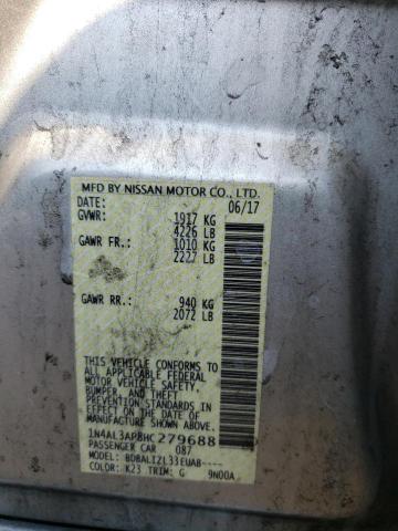 Photo 10 from auction – 2017 NISSAN ALTIMA 2.5 with VIN 1N4AL3AP8HC279688